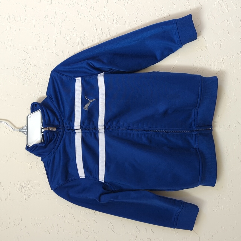 3/$20🌟 Puma Toddler Kids Royal Blue Full Zip Track Jacket Size 3T